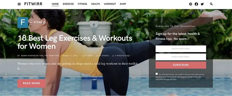 Fitness Blogs