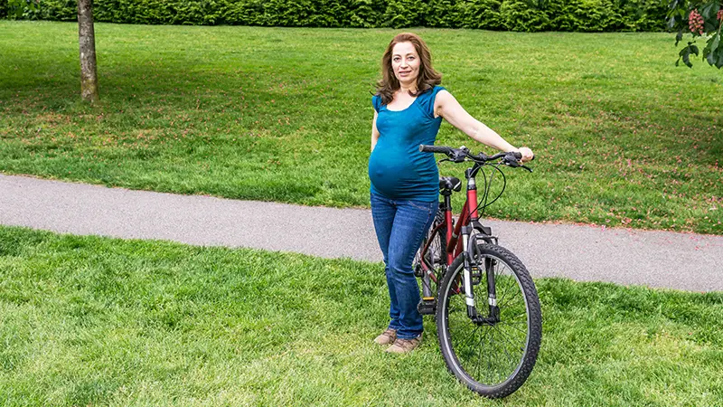 Mountain Biking While Pregnant