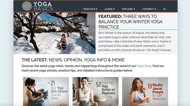 Yoga Websites
