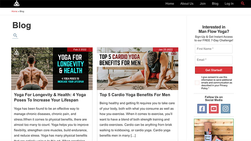 Yoga Websites