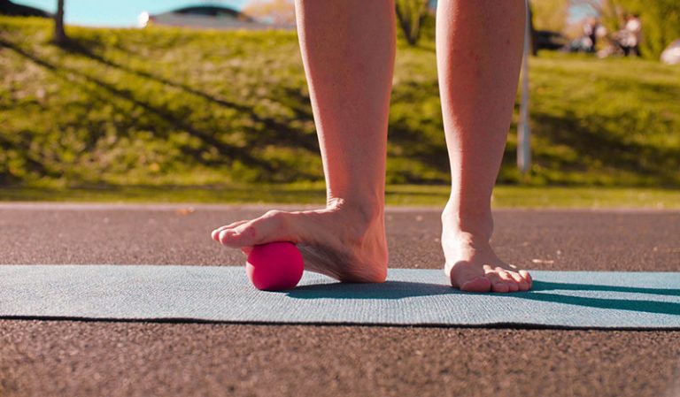 How to Use a Massage Ball for Foot Pain | Fit Active Living