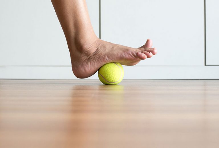 How to Use a Massage Ball for Foot Pain Fit Active Living
